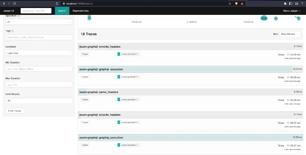 jaeger-ui-with-traces Jaeger UI showing traces